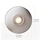 Newhouse Hardware 2-1/2" Round Satin Nickel Door Lighted Chime Button SN5WL - alternate 7